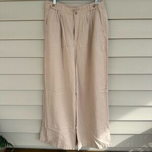 Madewell Beige Button-Front Pants